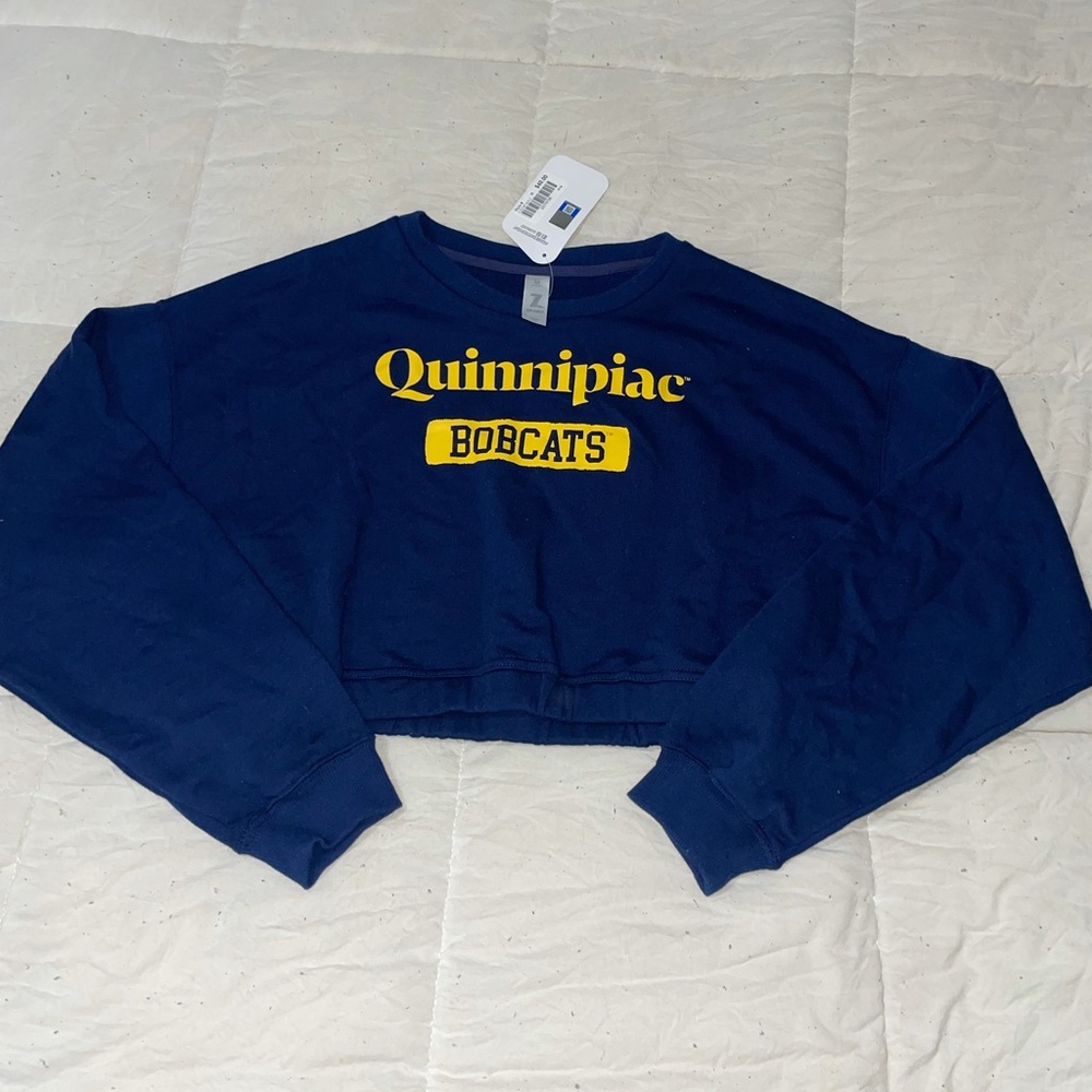 Quinnipiac Bobcats Cropped Sweatshirt 🐯
